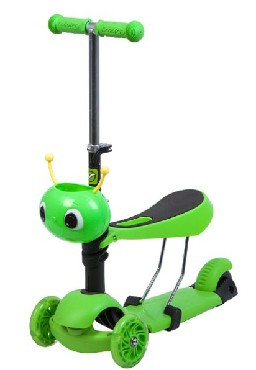 самокат NOVATRACK 120S.DISCOKIDS.GN9 Disco-kids зеленый 135205