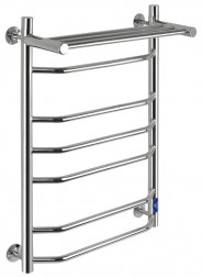 Полотенцесушитель водяной САНАКС викп5080 Полотенцесушитель ВИКТОРИЯ- ТРАПЕЦИЯ , с ПОЛКОЙ ШхВ - 500х800 мм , труба - D32X2мм н