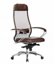 Кресло МЕТТА Кресло Samurai SL-1.04 Темно-коричневый