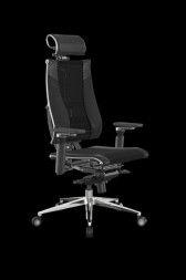 Кресло компьютерное МЕТТА Кресло Y 4DF B2-15D - YM93+Infinity+carbon /Kc14/Nc09/D15P/H2cL-3D(M06.B35.G11.W04) (Черный)
