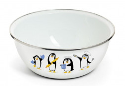 Миска ЭСТЕТ ЭТ-75105 Миска &quot;Пингвины&quot; 2,5 л (55045)