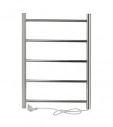 Полотенцесушитель электрический BRIMIX BK1095 КЛАССИК-ПРЕМИУМ-ПРЯМОЙ 725х510х 50мм на 5 перекладин с сухим ТЭНом, 70W, T-50*C, из нерж.стали