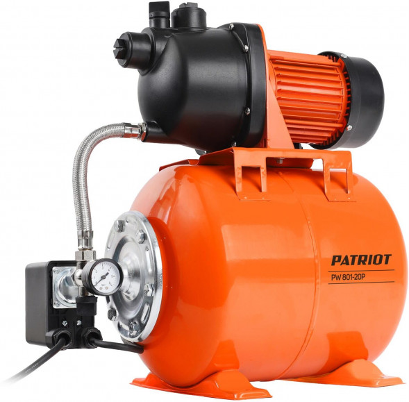 Насосная станция PATRIOT Насосная станция PW 801-20 P, пластик, 20 л, 800 вт PATRIOT Насосная станция PW 801-20 P, пластик, 20 л, 800 вт