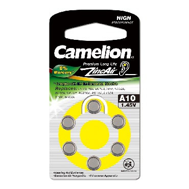 Элементы питания CAMELION (12823) ZA10 BL-6