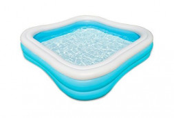Бассейн надувной INTEX Бассейн надувной 229х229х56 см. Морские волны . (в коробке) Новинка. Арт. 57495NP