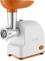Мясорубка KITFORT КТ-2113-1 бело-оранжевая
