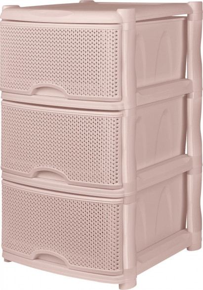 Комод KEEPLEX KL378312005 Ajur трехсекционный 50х41,5х45см бежевый топаз