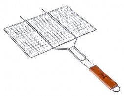 Решетка-гриль GRILLBOOM Решетка-гриль хром., 58х(23х38)см 333-091