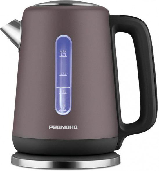 Чайник электрический REDMOND KM-238, серо-коричневый