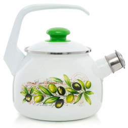 Чайник ЭСТЕТ Чайник ЭТ-72109 "Оливы Тосканы" 2.5л со свистком *4