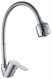 смеситель д/кухни GOTA ROCIO G233510-GOTA Flex Смеситель д/кухни шар. с гибким регулирующим изливом 2-х реж.аэратор d35 ХИТ!!!