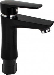 Смеситель на раковину BRIMIX 595 Смеситель на раковину, шаровый из высокопрочного пластика АБС -ЧЁРНЫЙ