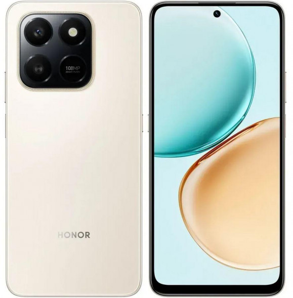 Смартфон HONOR X7d 6/128Gb Golden (5109BXJS)