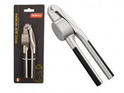 Пресс для чеснока MALLONY Пресс для чеснока ELETTO, сплав цинка никелированный,ABS пластик (ручка) (004189)