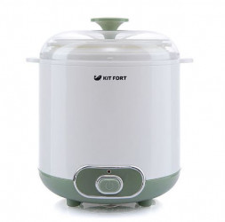 Йогуртница KITFORT KT-2005 белый/зеленый