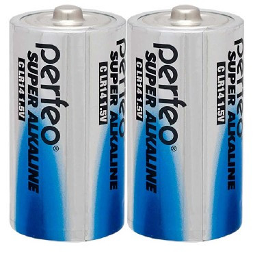 Элементы питания PERFEO LR14/2SH SUPER ALKALINE (24)