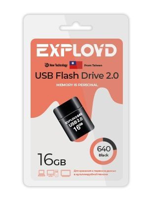USB флэш-накопитель EXPLOYD EX-16GB-640-Black