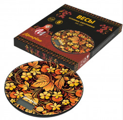 Весы кухонные МАТРЁНА МА-197 хохлома (8114)