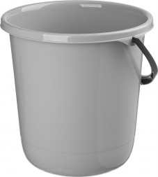 Ведро HOMVER Etna круглое 10л (серый) 221218535/03