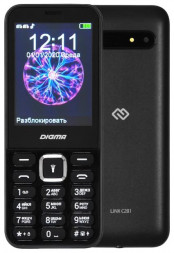 Телефон мобильный DIGMA Linx C281 32Mb Black (LT2067PM)