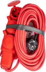 Удлинитель колодка КОСМОС YKsm10m-3g(16A)KG-R рыжий