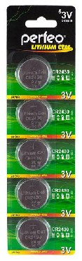 Элементы питания PERFEO CR2430-5BL LITHIUM