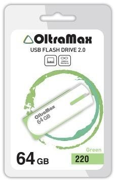 USB флэш-накопитель OLTRAMAX OM-64GB-220-зеленый