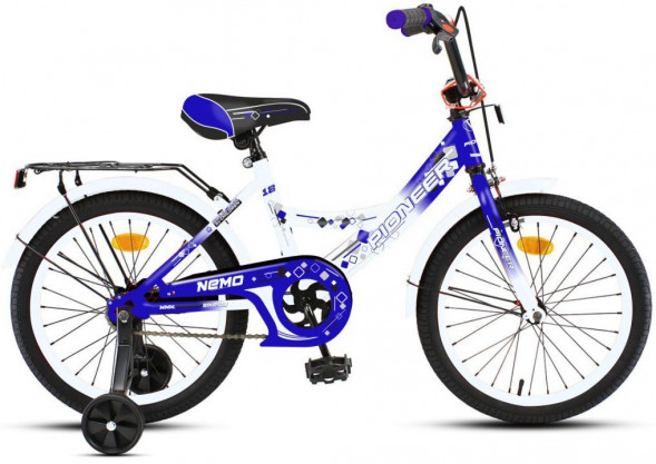 Велосипед PIONEER NEMO 18&quot; white-blue