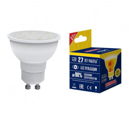 ЛАМПЫ СВЕТОДИОДНЫЕ MR16 (GU 5.3, GU10) VOLPE (UL-00003842) LED-JCDR-10W/WW/GU10/NR