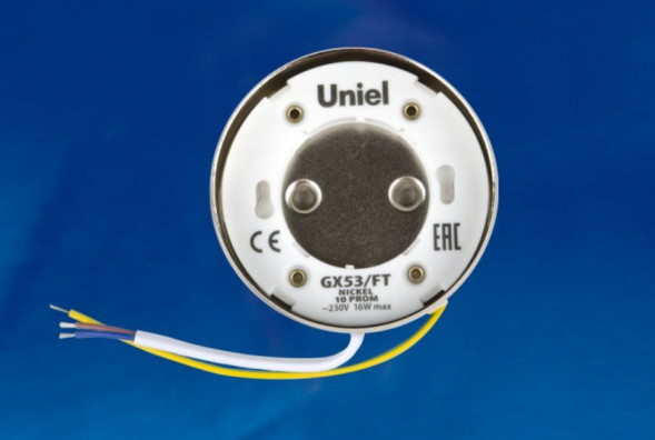 СВЕТИЛЬНИКИ НАКЛАДНЫЕ UNIEL (UL-00004148) GX53/FT NICKEL 10 PROM