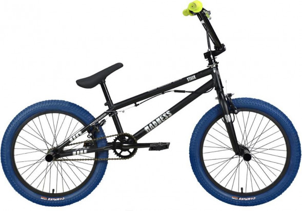 Велосипед STARK Madness BMX 2 черный матовый/серебристый/темно-синий HQ-0014369