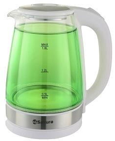 Чайник электрический SAKURA SA-2744GR 1,8л зеленый