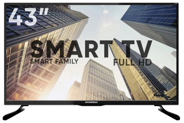 LED-телевизор SOUNDMAX SM-LED43M02S(черный)\H