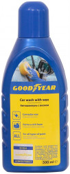 Автошампунь GOODYEAR GY000801 с воском, пластиковая бутылка 500мл