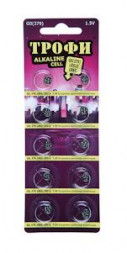 Элементы питания ТРОФИ G6 (370) LR920, LR69 (10)