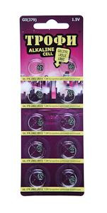 Элементы питания ТРОФИ G6 (370) LR920, LR69 (10)