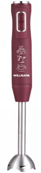 Блендер погружной WILLMARK WHB-1150PS бордовый