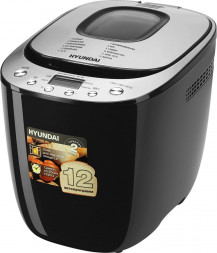 Хлебопечь HYUNDAI HYBM-P0212 600Вт черный/серебристый