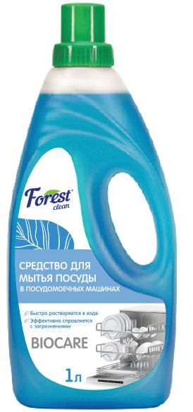 Чистящее средство FOREST CLEAN Средство для мытья посуды в посудомоечных машинах 1 л
