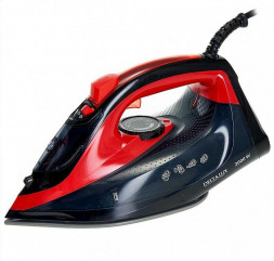 Утюг DELTA LUX DE-3000 черный с красным