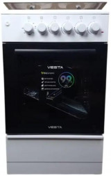 Газоэлектрическая плита VESTA Valencia VGE 50 10-E CHU Ex с VD белый VESTA Valencia VGE 50 10-E CHU Ex с VD белый