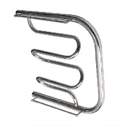 Полотенцесушитель водяной САНАКС фл6060 Полотенцесушитель ФОКСТРОТ-ЛИАНА с ПОЛКОЙ 600х600 мм , труба - D32X2мм нержавейка поли