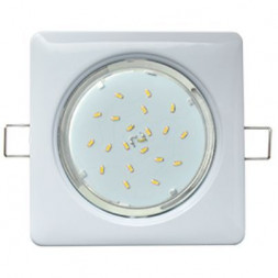 встраиваемый светильник ECOLA FW53S4ECB GX53 H4 SQUARE Белый