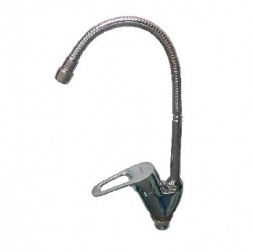 Смеситель для кухни STELS 7314 Смеситель кухонный боковой шаровый эластичный гусак