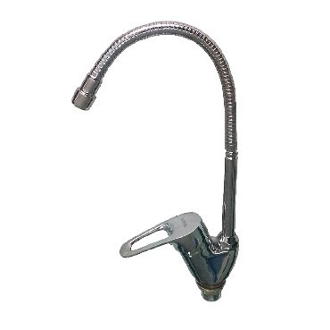 Смеситель для кухни STELS 7314 Смеситель кухонный боковой шаровый эластичный гусак