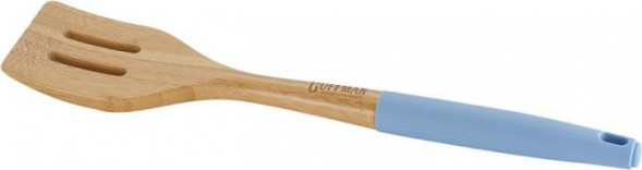 Лопатка GUFFMAN M04-089-B Лопатка с прорезями бамбуковая, голубого цвета.