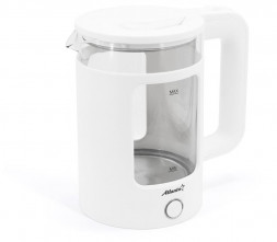 Чайник стеклянный электрический ATLANTA ATH-2474 (white)