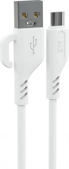 Кабель MORE CHOICE (4620202554468) K81a 2м USB 3.0A для Type-C- 2м , белый
