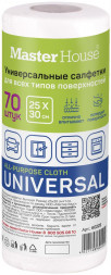 Набор салфеток MASTER HOUSE ВЫТИРАЙ универсальные рулон 70 штук 25Х30см 60225