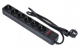 Сетевой фильтр EXEGATE (119393) SP-6-3B (6 роз/3M/евровилка) черный